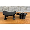 Miniatyrbild 3 av 3: Får Toalettpappershållare - Toalettpapper Deco Black - Toalettrullehållare Wc