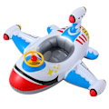 Miniatyrbild 1 av 4: Vattenleksak Simning Flygplanssäte Hög kvalitet För Barn Ny Sommar Inomhuspool Utomhuspool Uppblåsbara flottörer