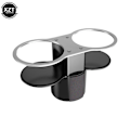 Pikkukuva 4 / 5: Universal Double Hole Automukinpidike juomatuki Automotive Mount Holder Teline Autoteline Juomapidike| |