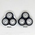 Miniatyrbillede 2 af 5: Udskiftningshoveder til Hq7310 Hq7340 Hq7180 Hq7360 Hq7390 Blade Silver