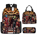 Pikkukuva 4 / 5: Guardians Of The Galaxy 3kpl / set Bcakpacket Sarjakuva Lapset Pojat Tytöt Koululaukut Kevyet Opiskelijat Vedenpitävä Kapasiteetti Mochilas Groot