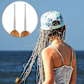 Miniatyrbild 4 av 5: Dhrs 9 delar Böjd spärrkrok Virkad set Spärrkrok Dreadlocks Verktygsvirkning