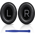 Miniatyrbild 1 av 5: Öronkuddar Byte av kuddar för Bose Quietcomfort 45-qc45 Over-ear hörlurar, öronkuddar med mjukare proteinläder, brusisolering Memory Foam-