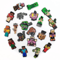 Miniatyrbillede 5 af 5: 20 stk. Minecraft sko charms sko dekoration pixel spil sko charms til DIY Croc træsko sandaler armbånd armbånd dekoration tilbehør fest favoriserer tilbehør forsyninger