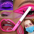 Pikkukuva 8 / 8: 8 kpl/setti Neon nesteeyeliner, korkeasti pigmentoitu UV-eyeliner, vedenkestävä, tahraton vartalon ja kasvojen meikki