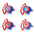 Miniatyrbilde 4 av 4: Marvel Avengers Mech Strike Captain America Strikeshot Shield Rolleleke med 20 myke kuler, for barn fra 5 år og oppover A