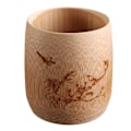 Miniatyrbillede 1 af 5: Naturlig Bambus Juice krus og kop Drikkekrus til Sake kaffe og te, 12 Designs at Vælge Imellem F