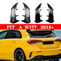 Miniatyrbillede 2 af 5: Blank sort bagkofanger Splitter Spoiler Bag Canard Air Vent Trim For A Class W177 A180 A200 A250
