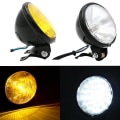 Pikkukuva 2 / 5: Ajovalot Moottoripyörä Cg125 Retrofit Retro Ajovalot Gn125 Retro Pyöreät Etuvalot Moottoripyörän ajovalot 12v 35w| | yellow