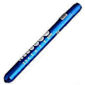 Miniatyrbillede 1 af 4: Mini pen lommelygte LED genanvendelig til hjemmet, udendørs, læge, sygeplejerske, EMT (Sort, 1 pakke) Blue