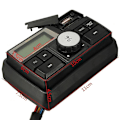Miniatyrbillede 3 af 5: Motorcykel Audio Mp3 Radio Stereo Højttalere Bluetooth Vandtæt Fm 5 Eq Funktioner Lcd Display Usb/s