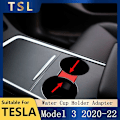 Miniatyrbild 3 av 5: Bil Vattenkoppshållare För Tesla Model Y Model 3 2021 2022 2023 Tillbehör Interiör Center Console Organizer| | Red