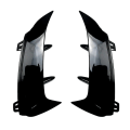 Miniatyrbillede 1 af 5: Blank sort bagkofanger Splitter Spoiler Bag Canard Air Vent Trim For A Class W177 A180 A200 A250