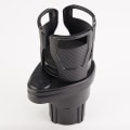 Miniatyrbillede 1 af 5: Bilkopholder Expander Adapter, 2 I 1 Multifunktionel 2 Cup Mount Extender Robust kopholder med 360 roterende justerbar base| | Carbon fiber