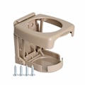 Miniatyrbillede 1 af 5: Bil Kopholder Udløb Luftventil Kop Rack Drikkevaremontering Indsæt Stand Holder Drikkeflaske Stand Container Krog Rack Bil | | beige