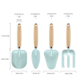 Pikkukuva 2 / 5: Set, mini 4 kpl käsilastalla, siirtolapiolapio set lapselle White