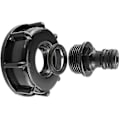 Miniatyrbilde 2 av 5: Senrise S60x6 plast Ibc tankadapter Grovgjenget plugg til 1/2" kranadapter for Ibc tonn ventil