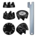 KitchenAid Blender Koppling Ersättning - 9704230 6-pack & Skiftnyckel S