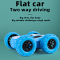 Pikkukuva 2 / 2: Lasten kaksipuolinen Stunt Car pieni leluauto maastoauton kippiauto Blue One Size