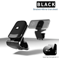 Miniatyrbillede 1 af 5: Multifunktion 360 graders justerbar bil magnetisk telefonholder Dashboard Mount Hud Mini Silent Auto GPS Navigation Bracket| | Black