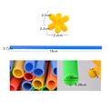 Miniatyrbild 6 av 7: 4D Pipe Building för barn DIY Montering Tunnel Modell Barnleksaker colorful