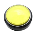 Pikkukuva 1 / 4: 100 mm:n iso pyöreä painike LED valaistu mikrokytkimellä tee-se-itse-arcadelle Yellow