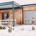 Miniatyrbillede 3 af 5: Julelver-have-pæl, feriegårdsdekoration, julemetal-nisse-havepæl, julegårdsskilte, juledekoration Christmas Elf 1