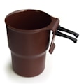 Pikkukuva 4 / 5: Auton vesimukin pidike tuolin selkänojan kupinpidike Pp CAN roskakori 12 * 9,5 cm 63g ilmanpoisto juomapidike Auto| | brown