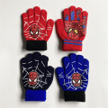 Miniatyrbillede 3 af 4: Spiderman Kids Fuld Finger Handsker Udendørs Varm Vinter Strikket Termisk Handske Vanter Gaver C