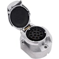 Miniatyrbild 1 av 5: 170/5000 Trailer Socket Converter - Vattentät 13 + 1 Dragstift Plugg Caravan Trailer