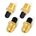 Miniatyrbillede 1 af 6: 1/4" NPT Tankventil Anti-korrosion Messing Schrader Ventil med 1/4" han NPT
