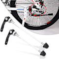 Miniatyrbilde 3 av 4: Sykkel Quick Release Set Forhjul Bakhjul Sykkel Setepinnespyd Ultra Light