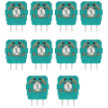 Miniatyrbillede 1 af 5: Pakke med 10 stk. 3d Analog Joystick Potentiometre Udskiftning Til Ps5 Controller