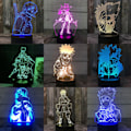 Miniatyrbillede 4 af 5: 3D-natlys Naruto Team Uzumaki Naruto LED-natlys