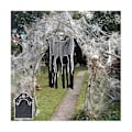 Miniatyrbilde 3 av 5: Edderkoppnett Halloween-dekorasjon, med 100 edderkopper, strekkbart edderkoppnett, egnet for innendørs/utendørs