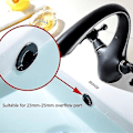 Miniatyrbild 4 av 5: Badrum Handfat Runt Hål Overflow Cover Basin Keramiska Krukor ORB
