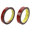 Miniatyrbillede 1 af 2: 2 Stk Rød Stærk Permanent Dobbeltsidet Super Sticky Foam Tape Rulle Til Bil Bil - 15mmx3m & 20m