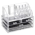 Miniatyrbillede 1 af 4: Makeup Opbevaring Make Up Organizer Kosmetisk Opbevaringsskuffe Akryl Gennemsigtig