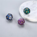 Miniatyrbillede 7 af 9: 3 stk/sæt Dichromatic D12 Polyhedral Astrologi Terninger til Constellation