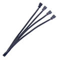 Miniatyrbillede 2 af 4: 10 stk 1 til 4 computerblæserkabel 4pin Pwm temperaturkontrol Køleventilatorkabel Computeradapterkabine