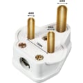 Miniatyrbillede 3 af 5: 5 Amp runde benstik Netstik 3 pinde lysstik til scenebelysning Lampe (sort 5 stk) (a-1b) White 10