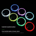 Miniatyrbilde 3 av 5: Bil Led Koppholder Flaske Bunn Lys Matter Coasters Trim Atmosfære Lampe Velkommen Constellation Bakgrunnslys Lampe 7 Farger Pads| | B