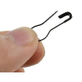 Miniatyrbilde 4 av 5: 1000 stk Pære sikkerhetsnåler, metall kalebassnål, små pinner, sikkerhetsnål black