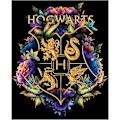 Pikkukuva 1 / 5: Timanttimaalaussetti aikuisille ja lapsille - Diy Hogwarts-merkki 5d timanttitaidemaalaus numeroiden mukaan -sarjat, aikuisten maalaus timanttisarjoilla (12 x 16)