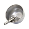Miniatyrbillede 1 af 5: Svine drikkevandsskål drikkevandstank smågrise automatiske drikkefontæner svinefoderudstyr-21cm Silver