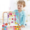Miniatyrbilde 4 av 4: Motorferdighetsløkke Babylekeperler Labyrint Motorferdighetskuber Læreleker Abacus Barneleker Fra 1 2 3 år Gutter Jenter Barn