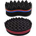Miniatyrbillede 1 af 5: 2 stk. Hårstylingværktøj Svamp Hår Twist Svamp Twist Curl Brush Svamp Magic Curl Svampebørste Dobbeltsidet to i én Twist Magic Hair Svamp til Hai