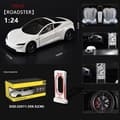 1:24 Tesla Model 3 Model Y Model S Model X Legering Støbt Bilmodel Lyd Og Lys Børnelegetøj Samlerobjekter Fødselsdagsgave