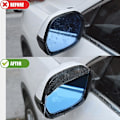 Miniatyrbild 5 av 5: 2st Universal Car Backspegel Regnskydd Ögonbryn Bil Backside Flexibelt Regnskydd Protector Bil Exteriör Tillbehör - Markiser &amp; Skydd White