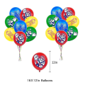 Miniatyrbilde 4 av 4: Super Mario ballongsett Bursdagsfestutstyr Ballonger Bannerkakedekorasjoner